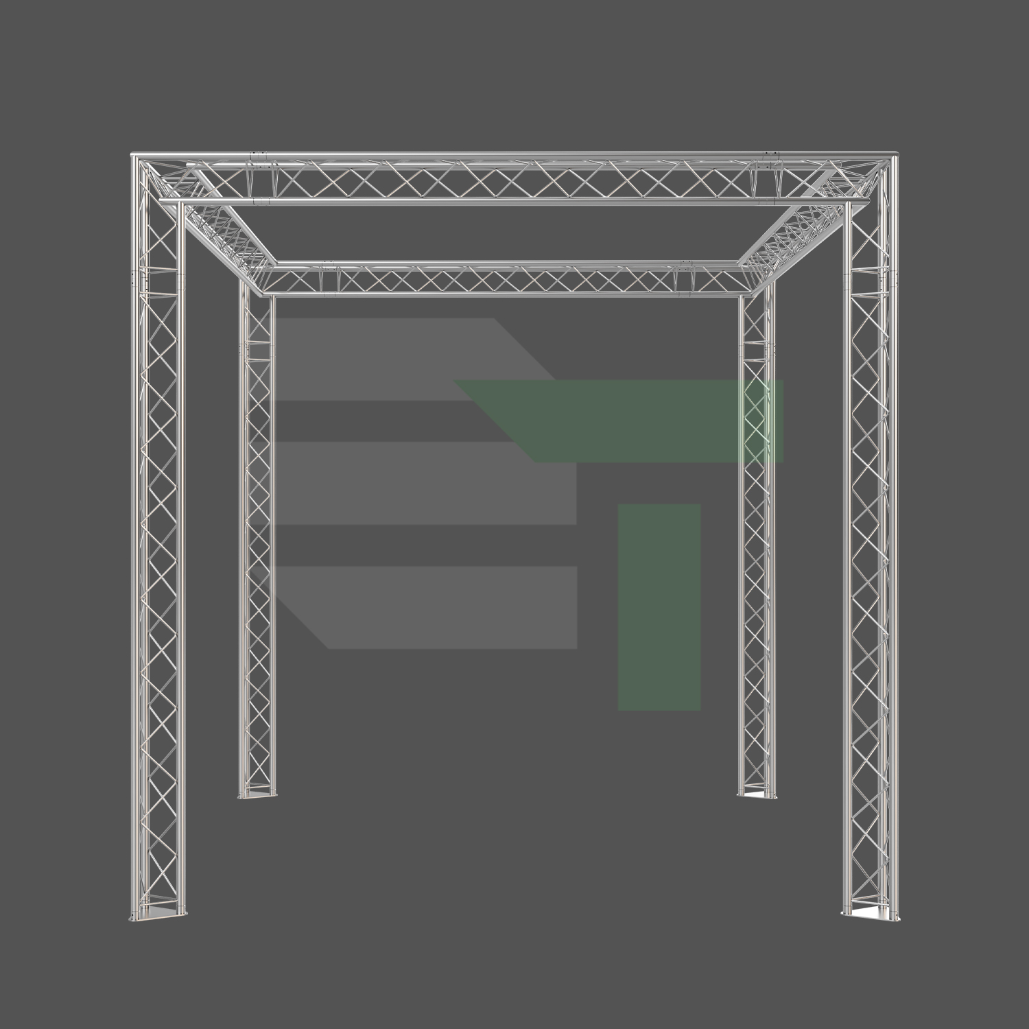 10x10 Trade Show Exhibit Display Booth | EVT220T-Alpine