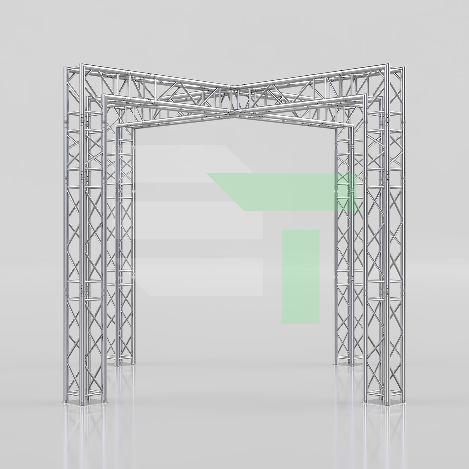 10x10 Trade Show Exhibit Display Booth | EVT290S-Avalon